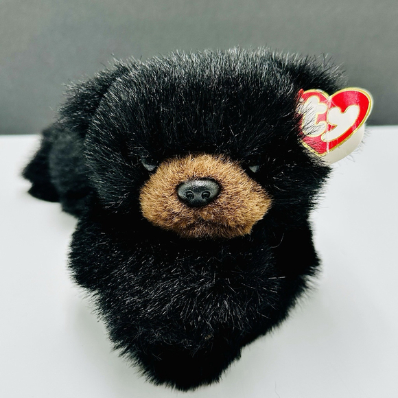 Ty Other - TY BABY PAWS BEAR 1996 12" Brown Grizzly Retired Vintage Stuffed Plush